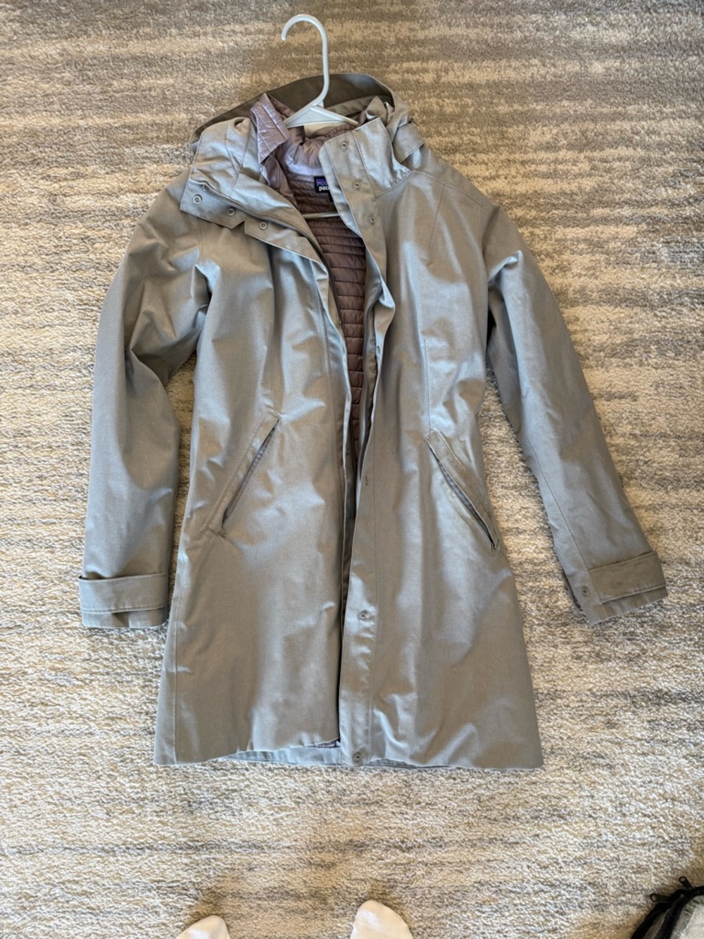 Patagonia Grey Vosque 3 in 1 Parka